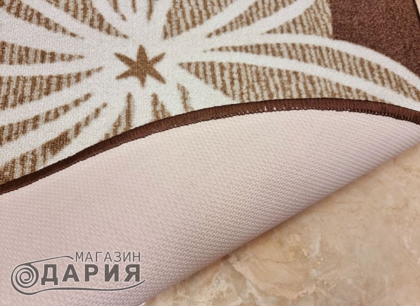 Мокетен килим ERIKA 8013 brown елипса
